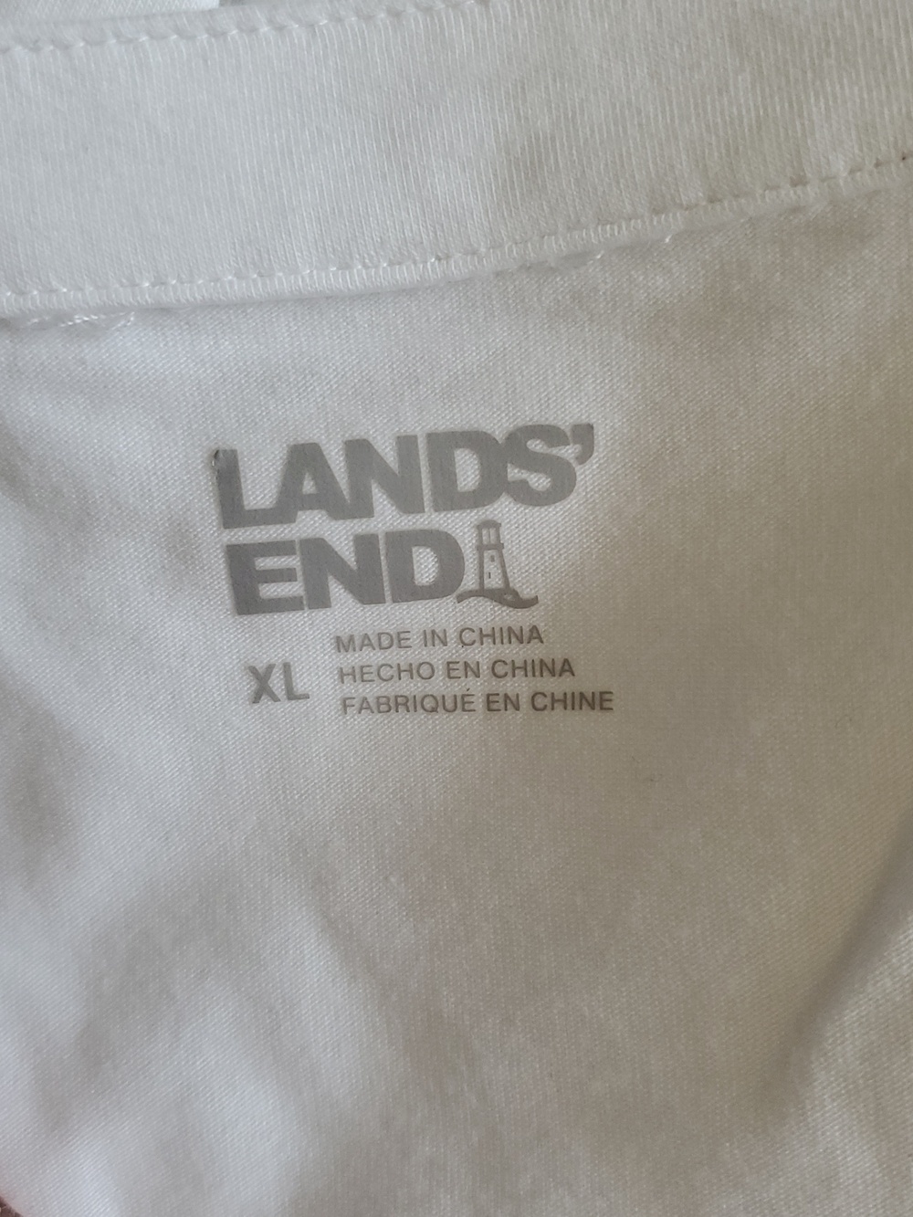 Lands End Womens Button Front Pintuck Top Size XL - Picture 7 of 7